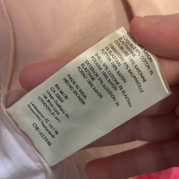 NEW Free People Pink Courtship Blazer - Picture 6 of 6